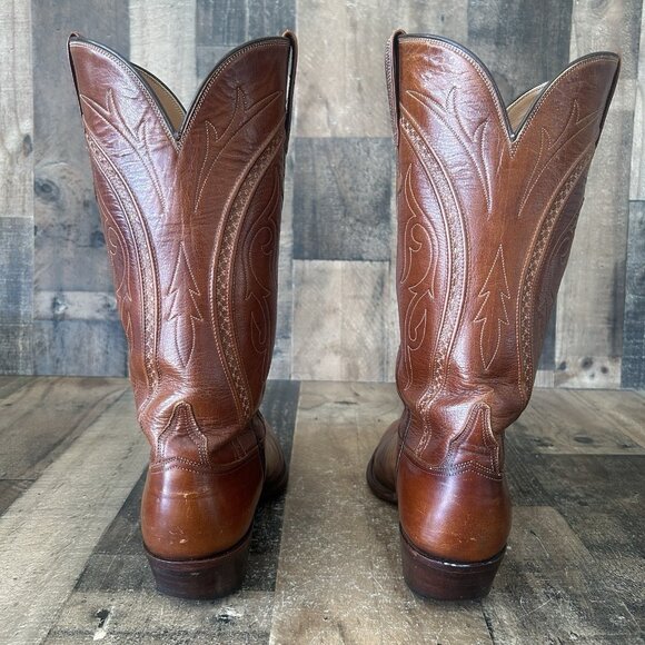 Lucchese L6616 San Antonio Vintage Western Cowboy Boots Mens 9 D - Picture 10 of 12